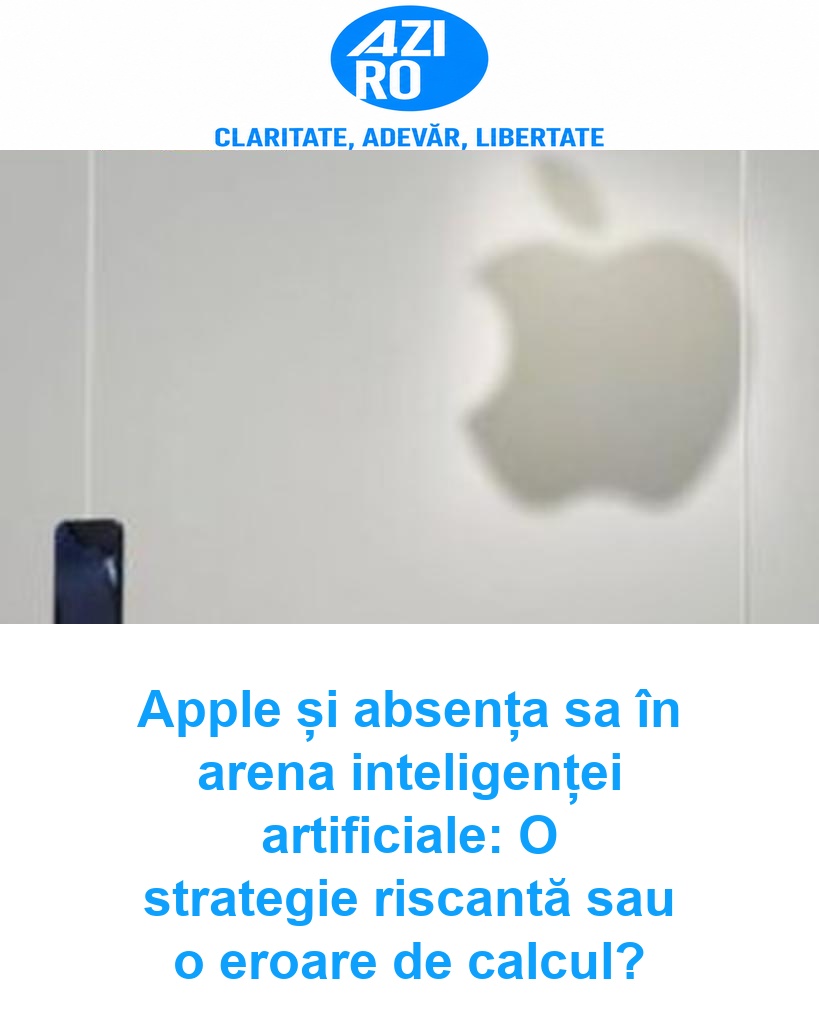 Apple și absența sa în arena inteligenței artificiale: O strategie riscantă sau o eroare de calcul?