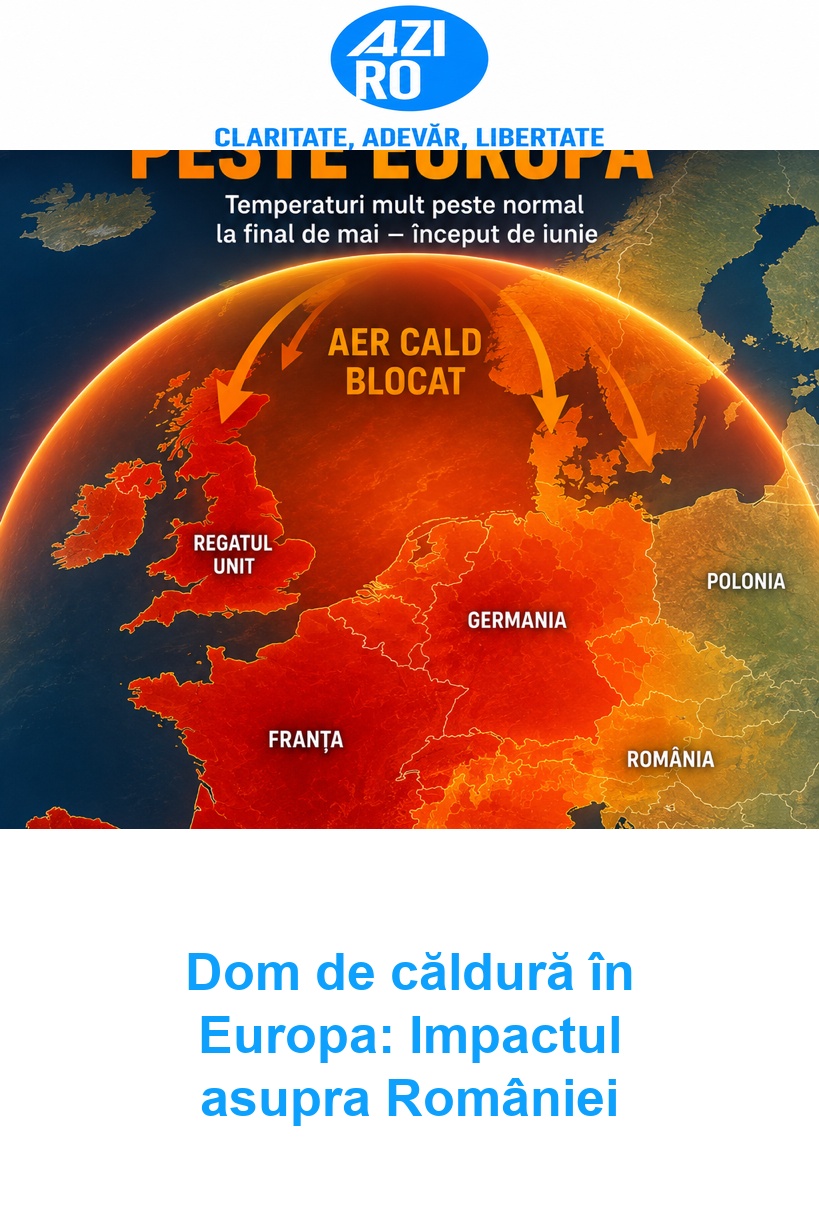 Dom de căldură în Europa: Impactul asupra României
