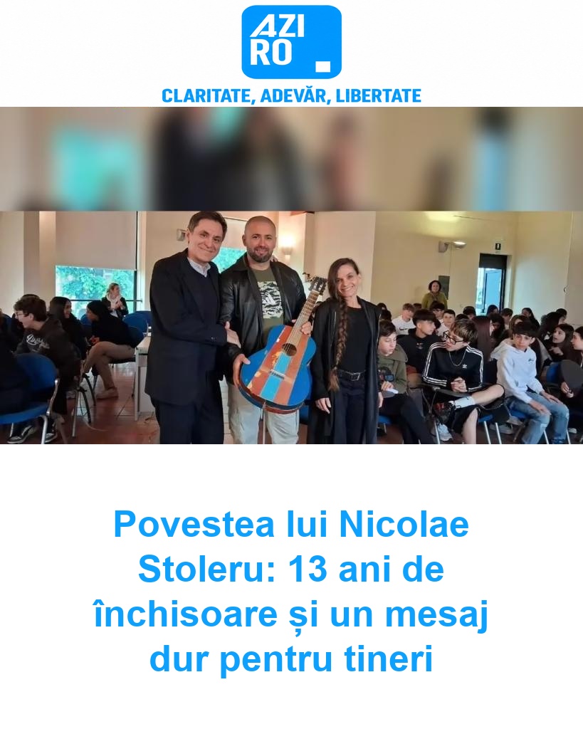 Povestea lui Nicolae Stoleru: 13 ani de închisoare și un mesaj dur pentru tineri