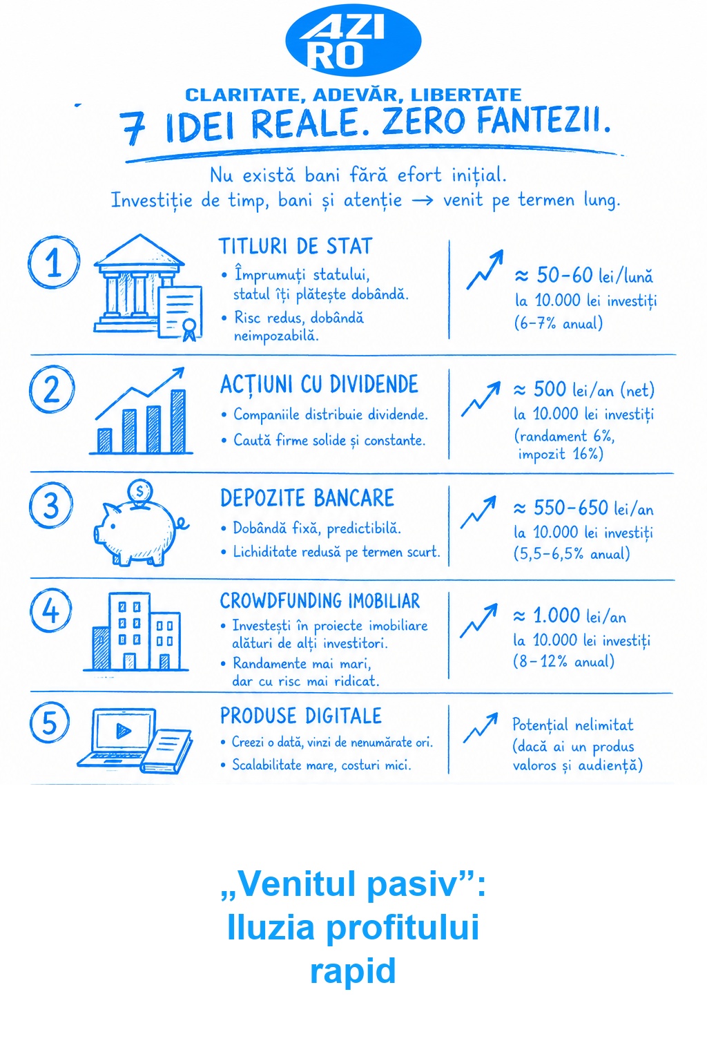 „Venitul pasiv”: Iluzia profitului rapid