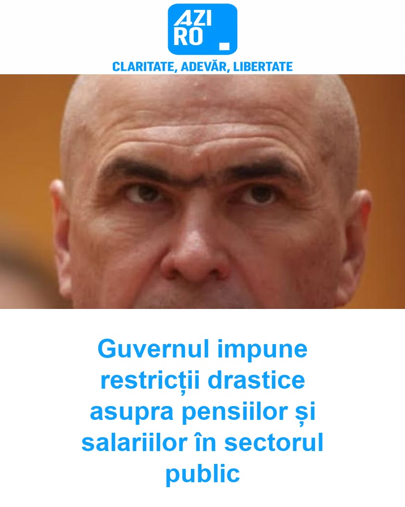 Guvernul impune restricții drastice asupra pensiilor și salariilor în sectorul public