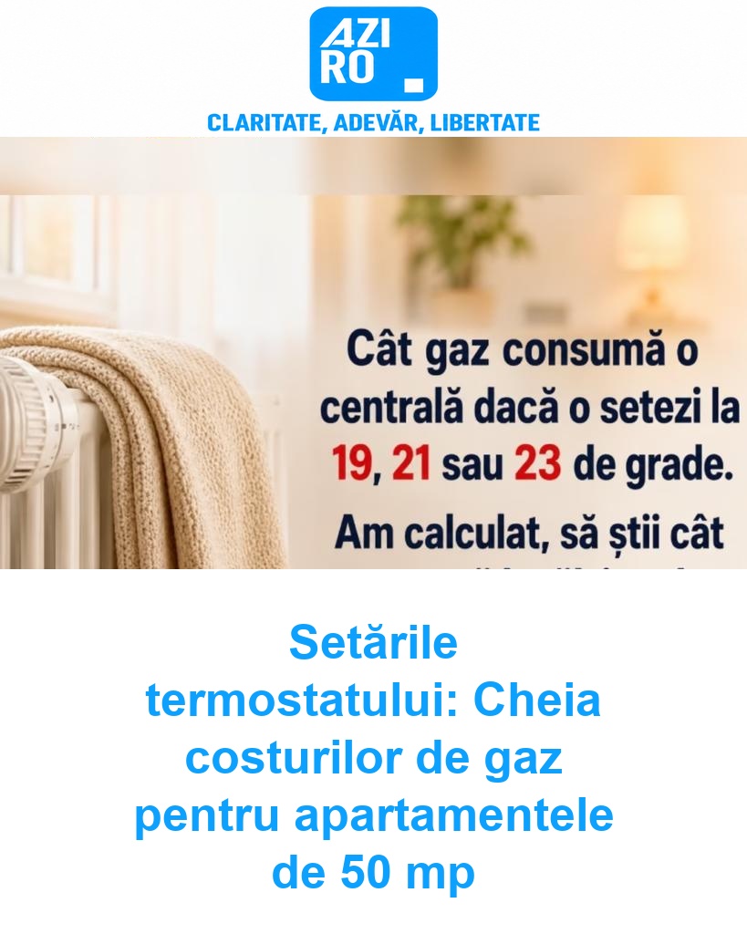 Setările termostatului: Cheia costurilor de gaz pentru apartamentele de 50 mp
