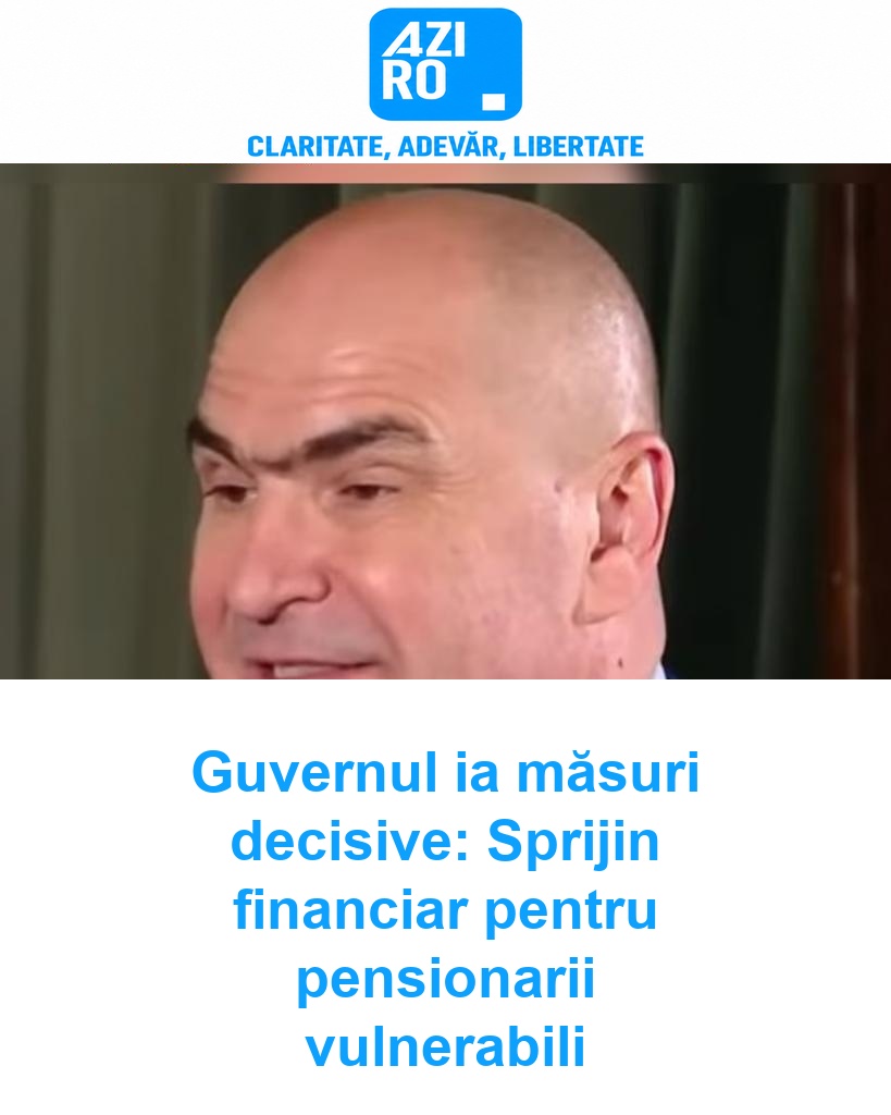 Guvernul ia măsuri decisive: Sprijin financiar pentru pensionarii vulnerabili