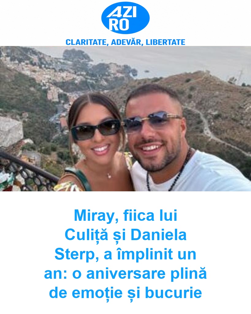 Miray, fiica lui Culiță și Daniela Sterp, a împlinit un an: o aniversare plină de emoție și bucurie