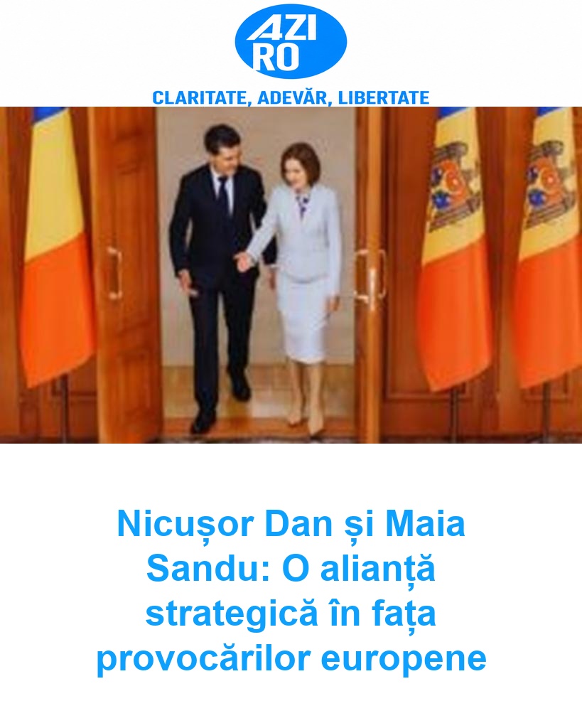 Nicușor Dan și Maia Sandu: O alianță strategică în fața provocărilor europene