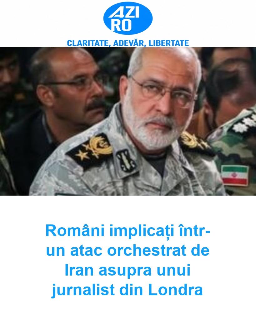 Români implicați într-un atac orchestrat de Iran asupra unui jurnalist din Londra