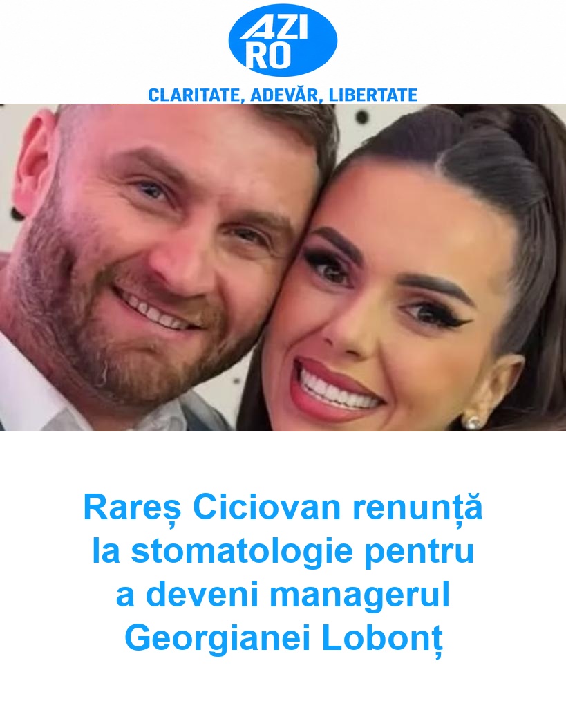 Rareș Ciciovan renunță la stomatologie pentru a deveni managerul Georgianei Lobonț