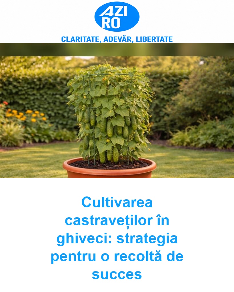 Cultivarea castraveților în ghiveci: strategia pentru o recoltă de succes