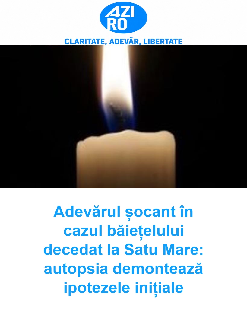 Adevărul șocant în cazul băiețelului decedat la Satu Mare: autopsia demontează ipotezele inițiale