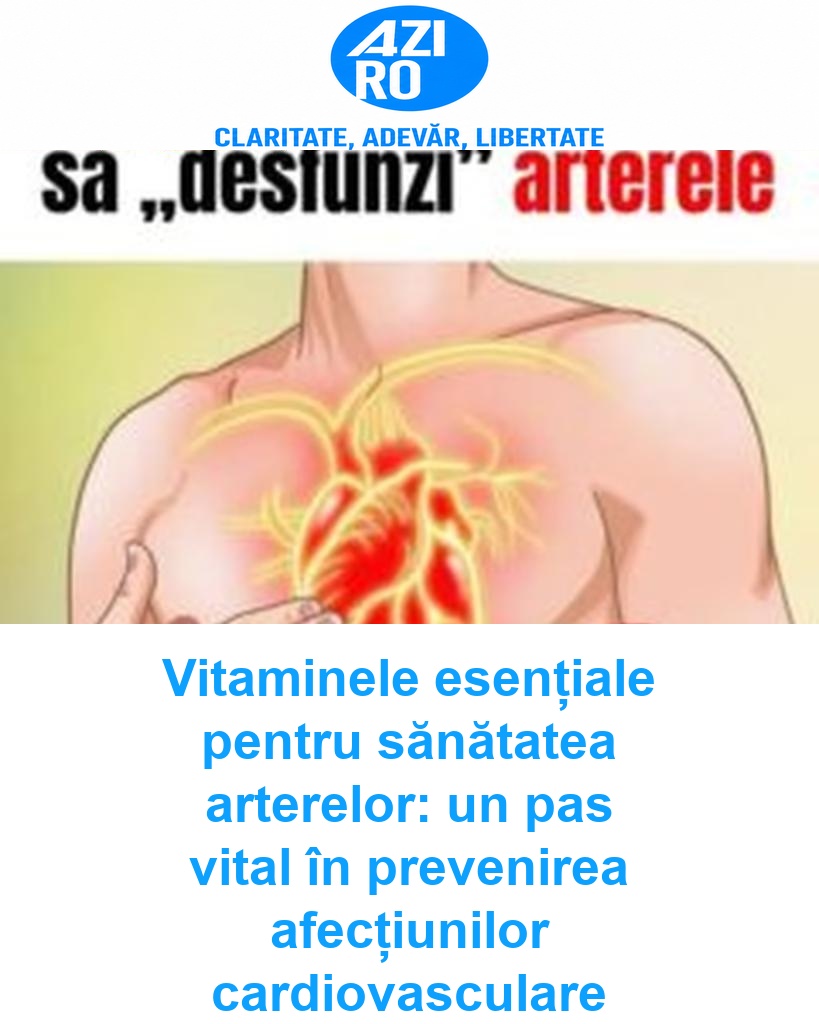 Vitaminele esențiale pentru sănătatea arterelor: un pas vital în prevenirea afecțiunilor cardiovasculare