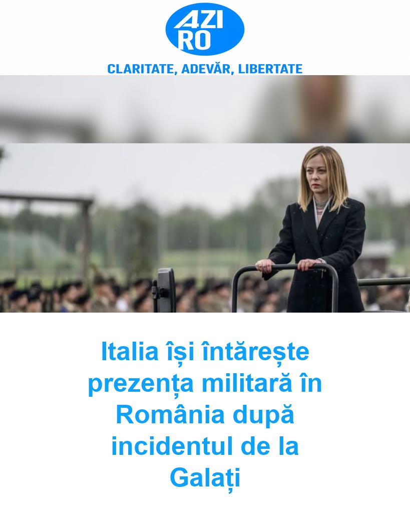 Italia își întărește prezența militară în România după incidentul de la Galați