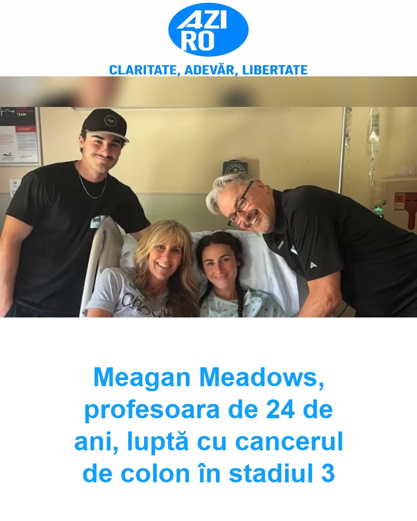 Meagan Meadows, profesoara de 24 de ani, luptă cu cancerul de colon în stadiul 3