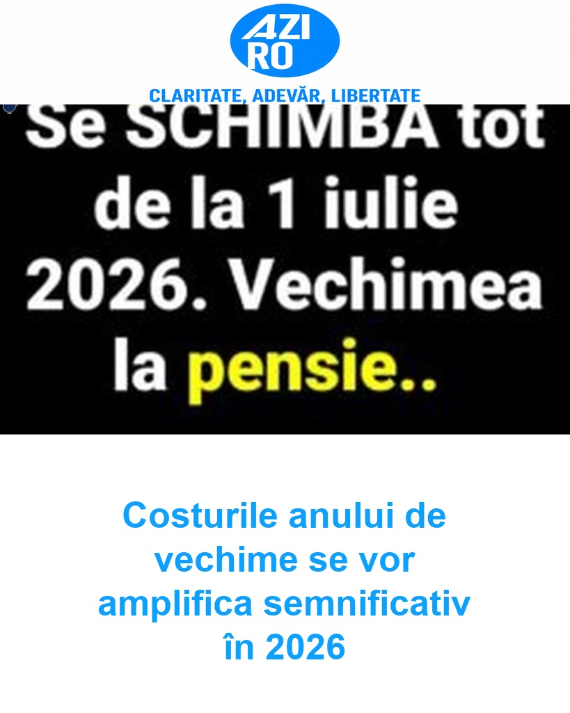 Costurile anului de vechime se vor amplifica semnificativ în 2026