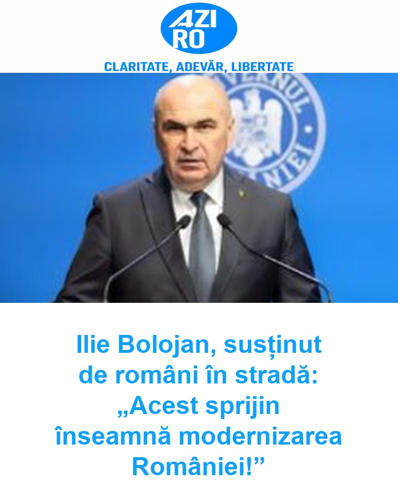 Ilie Bolojan, susținut de români în stradă: „Acest sprijin înseamnă modernizarea României!”