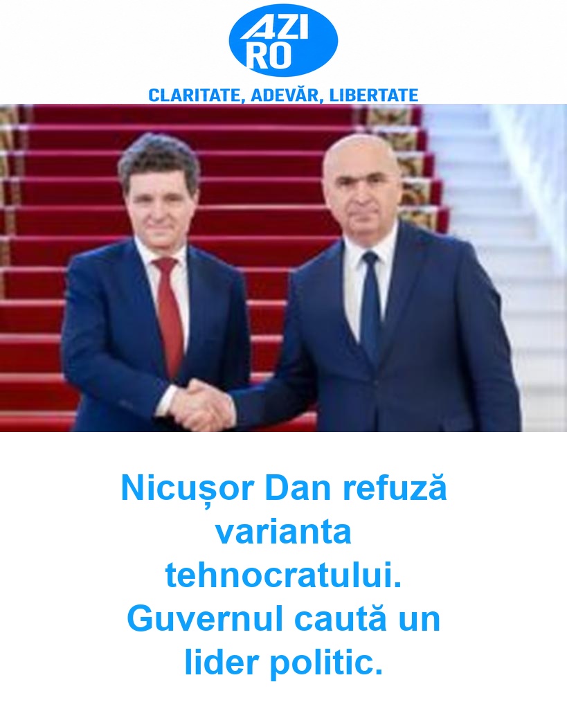 Nicușor Dan refuză varianta tehnocratului. Guvernul caută un lider politic.