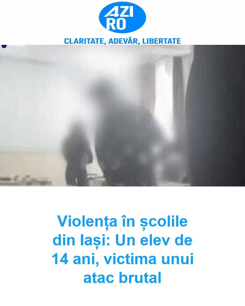 Violența în școlile din Iași: Un elev de 14 ani, victima unui atac brutal