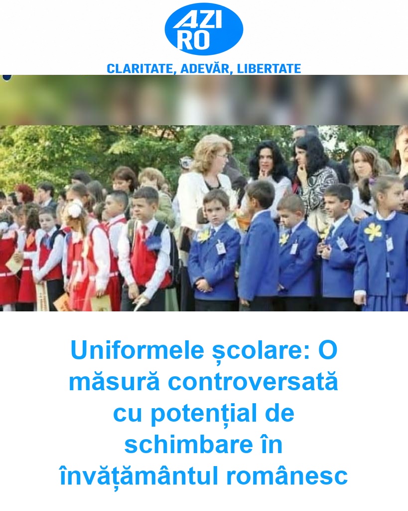 Uniformele școlare: O măsură controversată cu potențial de schimbare în învățământul românesc