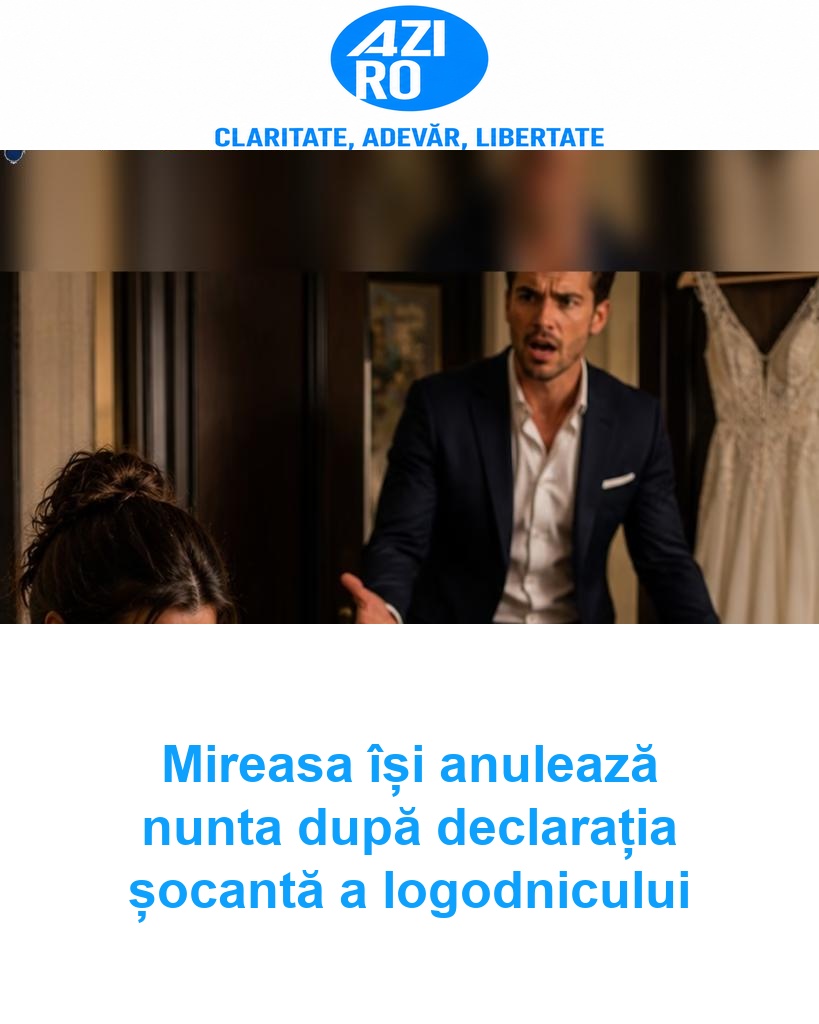 Mireasa își anulează nunta după declarația șocantă a logodnicului