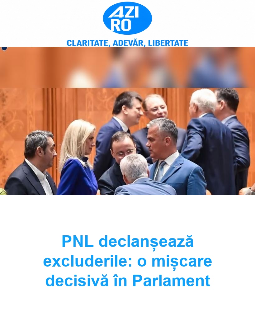 PNL declanșează excluderile: o mișcare decisivă în Parlament
