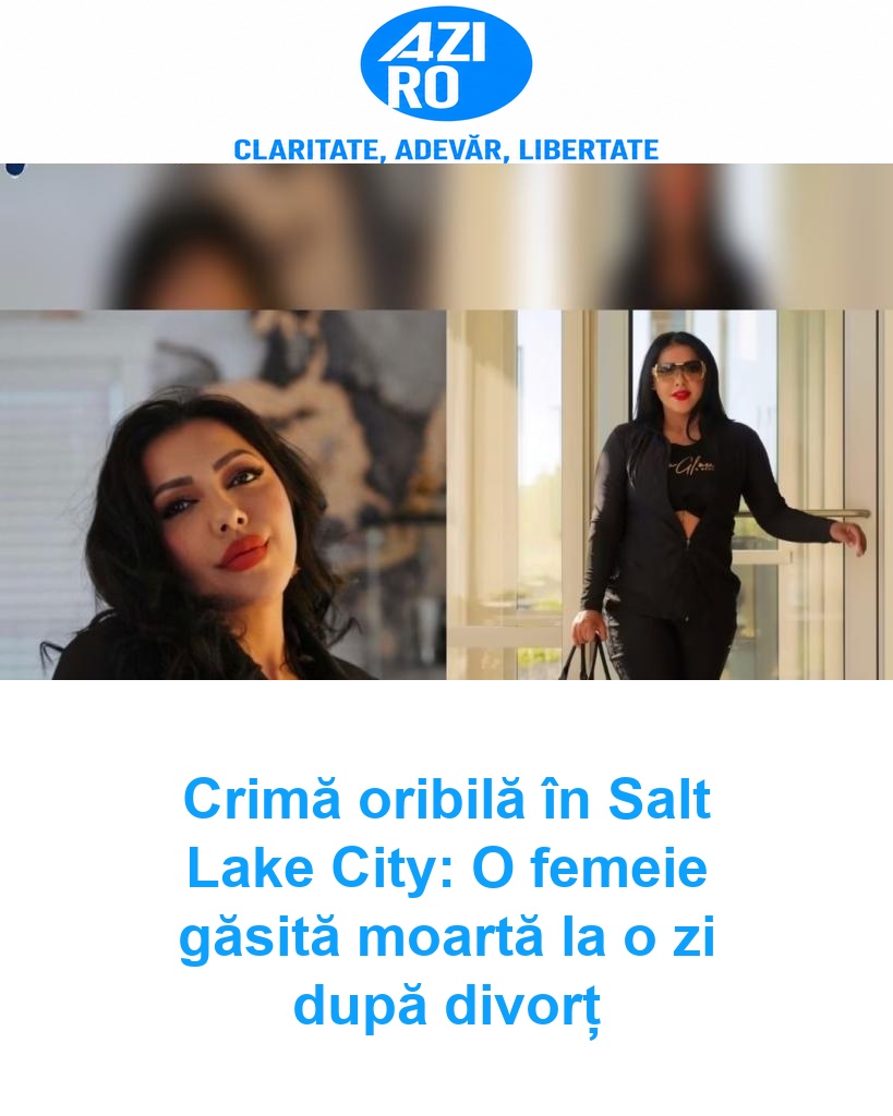 Crimă oribilă în Salt Lake City: O femeie găsită moartă la o zi după divorț