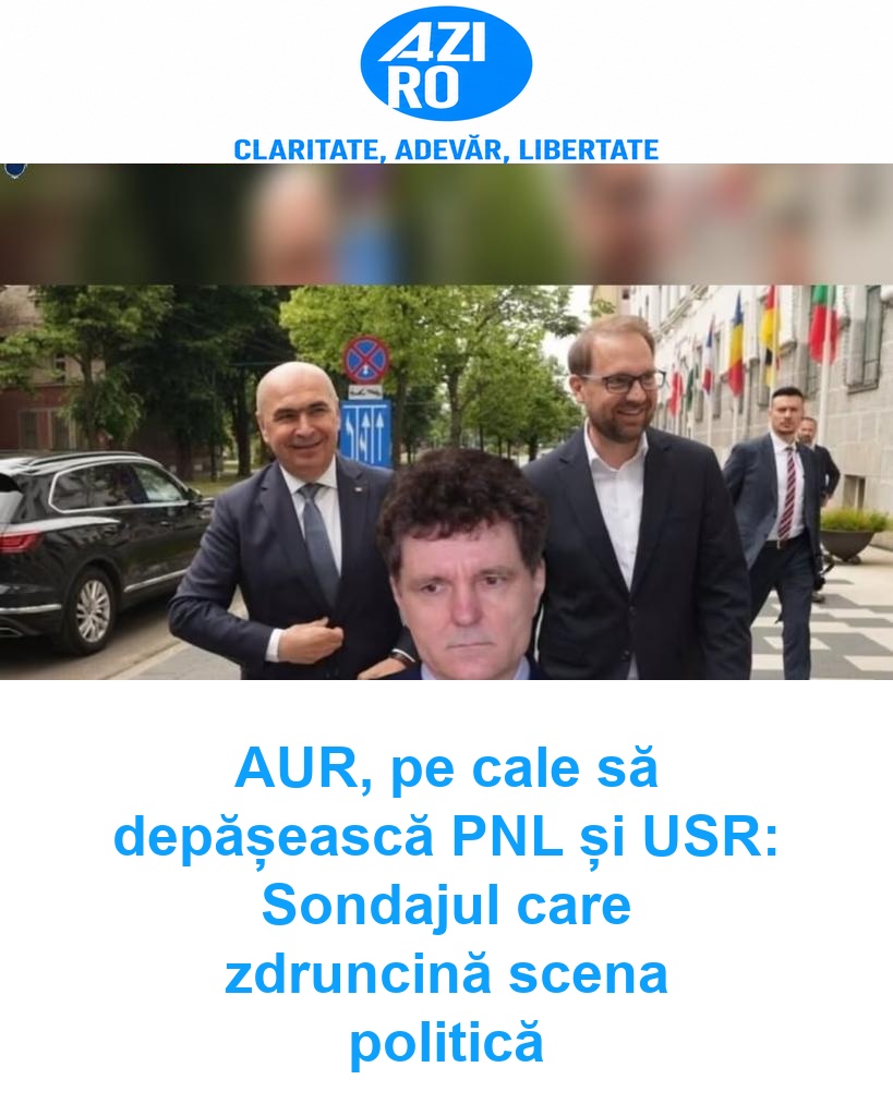AUR, pe cale să depășească PNL și USR: Sondajul care zdruncină scena politică