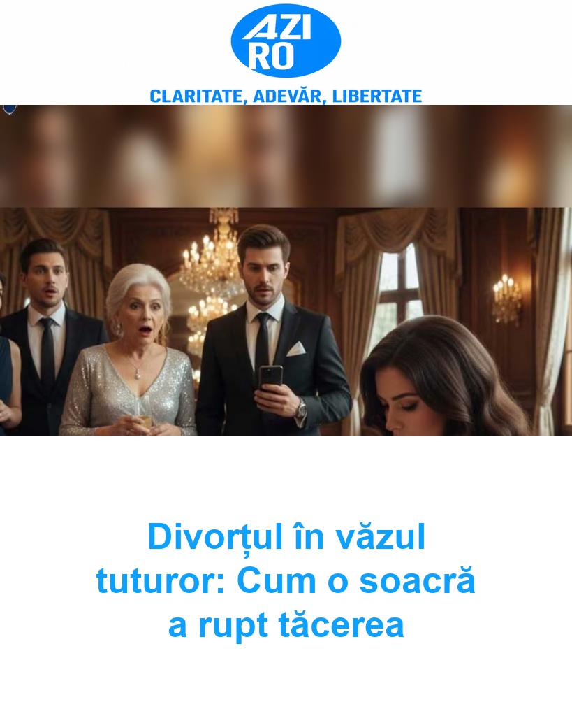 Divorțul în văzul tuturor: Cum o soacră a rupt tăcerea