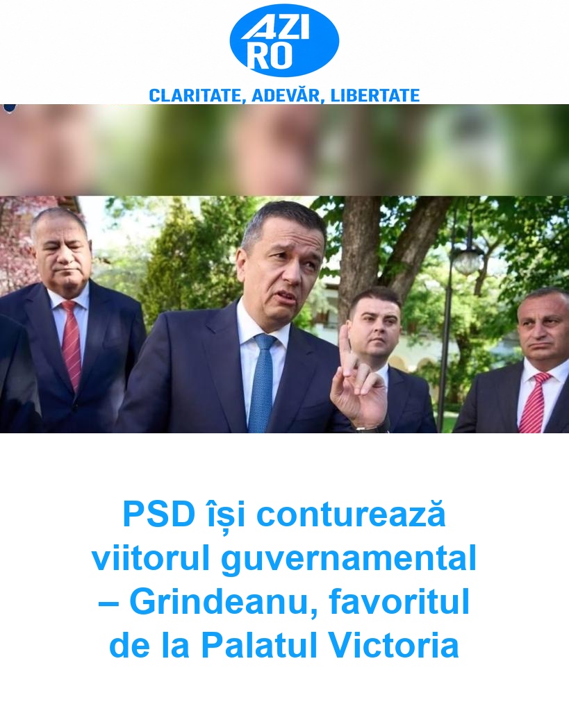 PSD își conturează viitorul guvernamental – Grindeanu, favoritul de la Palatul Victoria
