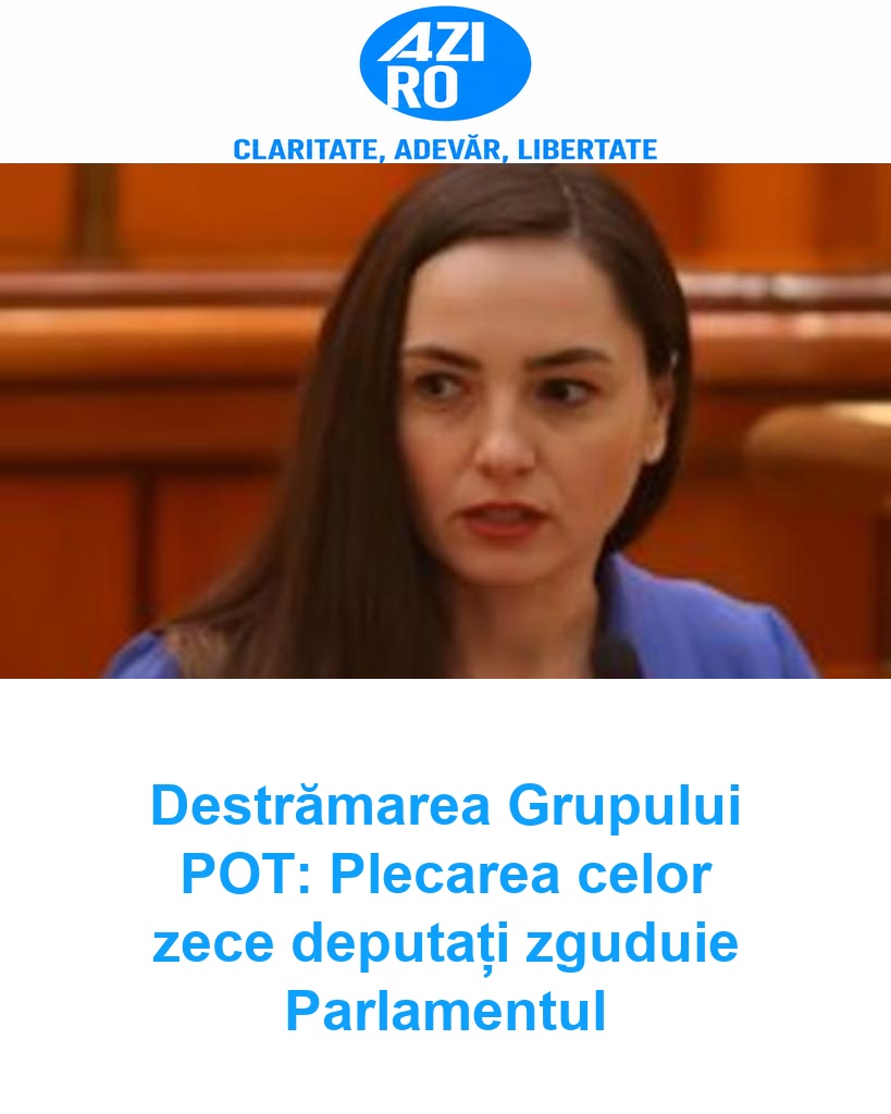 Destrămarea Grupului POT: Plecarea celor zece deputați zguduie Parlamentul