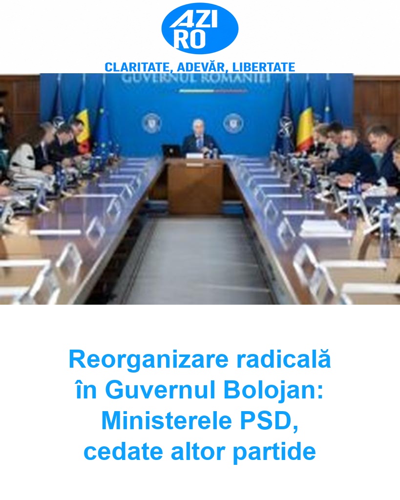 Reorganizare radicală în Guvernul Bolojan: Ministerele PSD, cedate altor partide