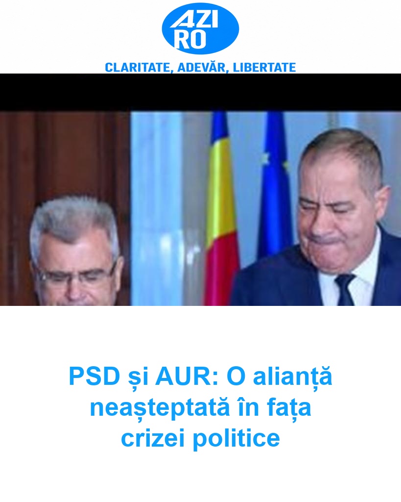 PSD și AUR: O alianță neașteptată în fața crizei politice