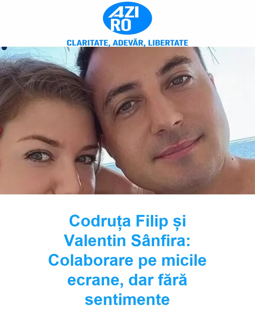 Codruța Filip și Valentin Sânfira: Colaborare pe micile ecrane, dar fără sentimente