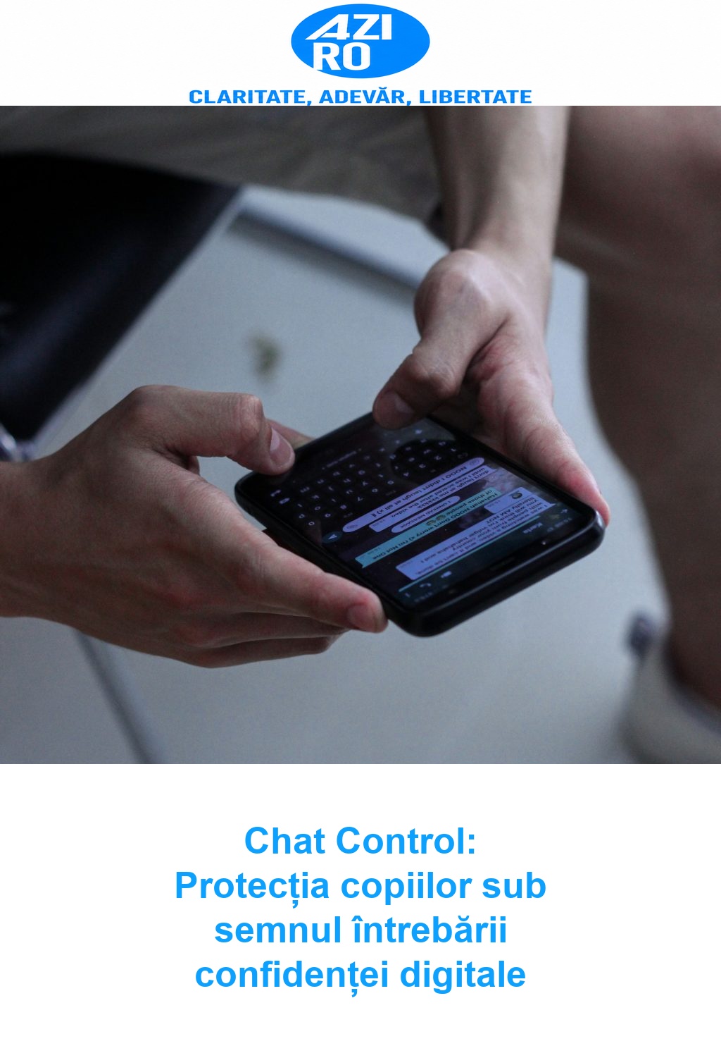 Chat Control: Protecția copiilor sub semnul întrebării confidenței digitale