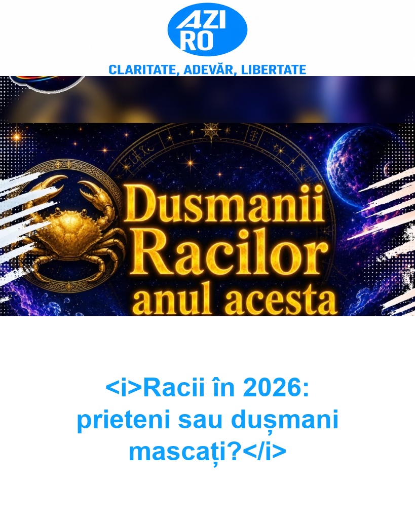 <i>Racii în 2026: prieteni sau dușmani mascați?</i>