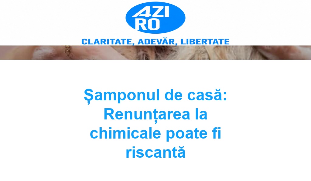 Șamponul de casă: Renunțarea la chimicale poate fi riscantă