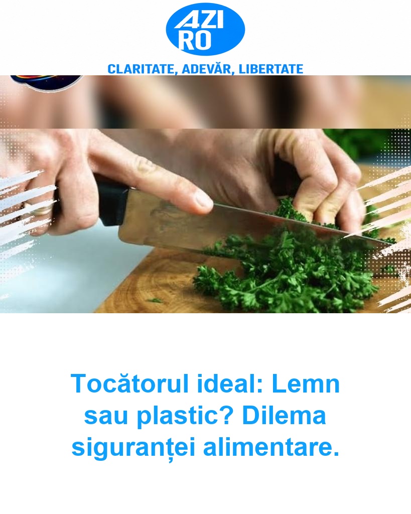 Tocătorul ideal: Lemn sau plastic? Dilema siguranței alimentare.