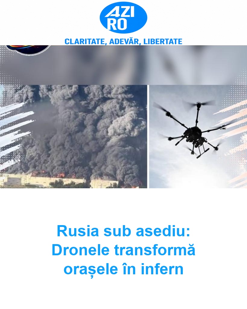 Rusia sub asediu: Dronele transformă orașele în infern