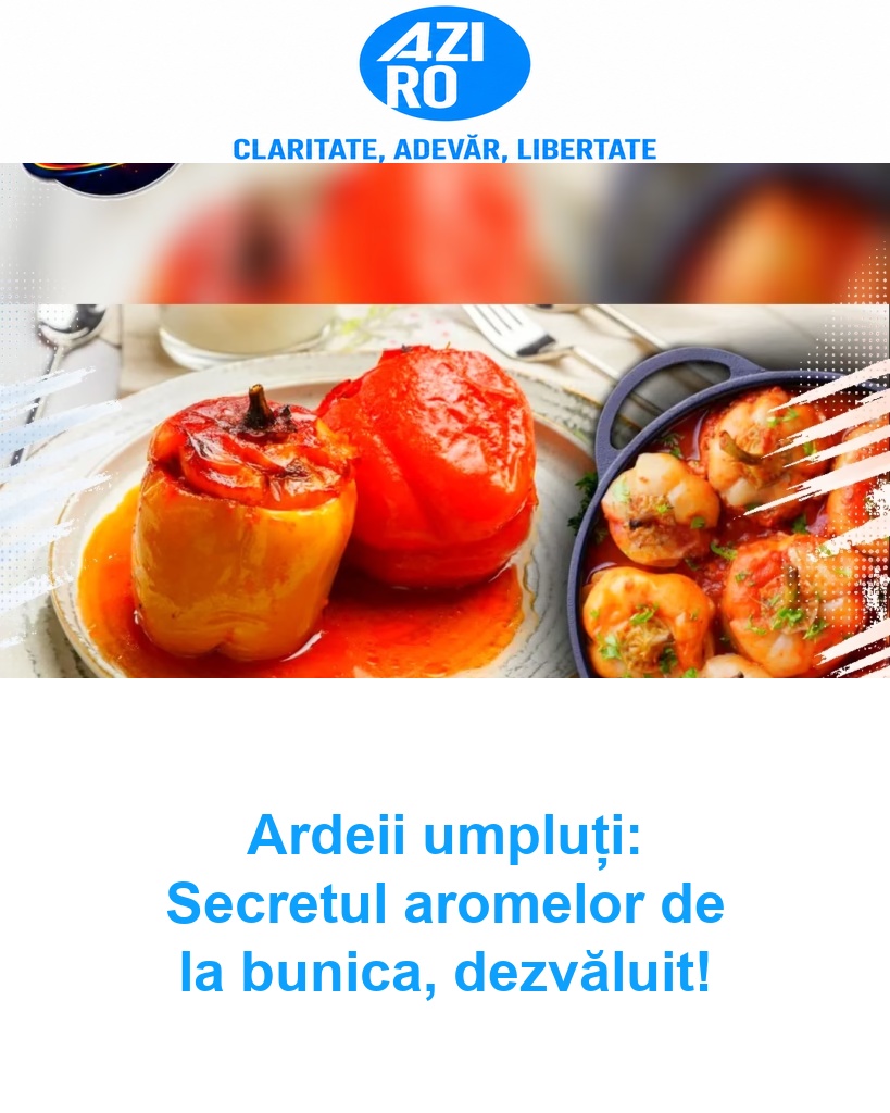 Ardeii umpluți: Secretul aromelor de la bunica, dezvăluit!