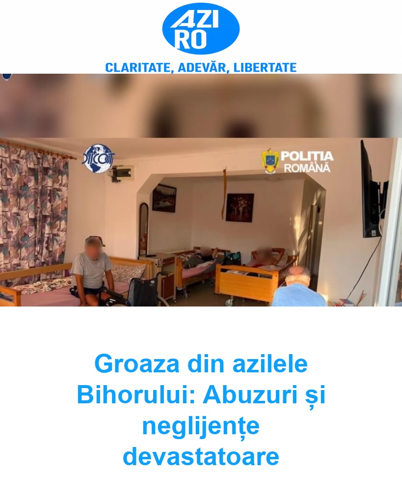 Groaza din azilele Bihorului: Abuzuri și neglijențe devastatoare