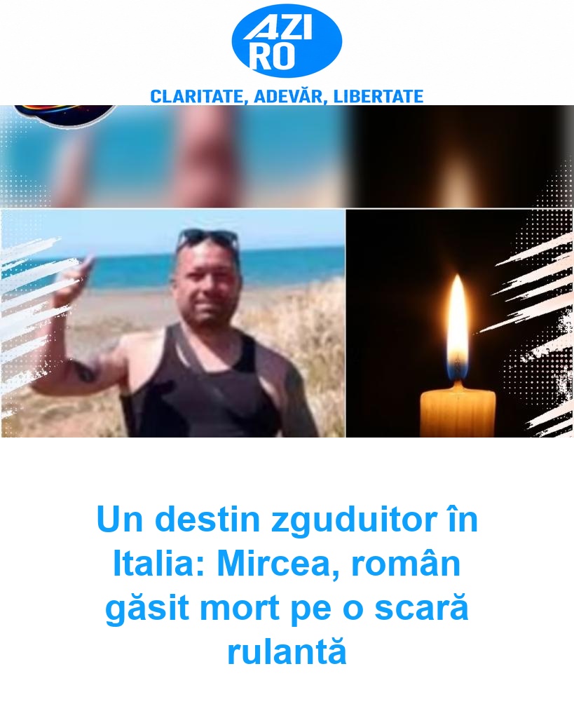Un destin zguduitor în Italia: Mircea, român găsit mort pe o scară rulantă