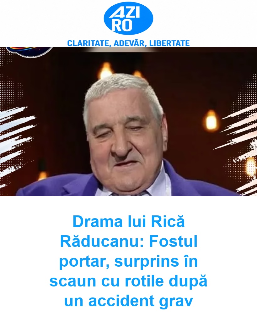 Drama lui Rică Răducanu: Fostul portar, surprins în scaun cu rotile după un accident grav