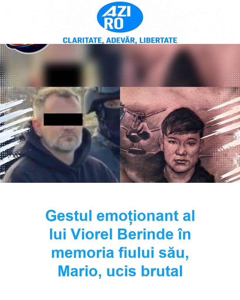 Gestul emoționant al lui Viorel Berinde în memoria fiului său, Mario, ucis brutal