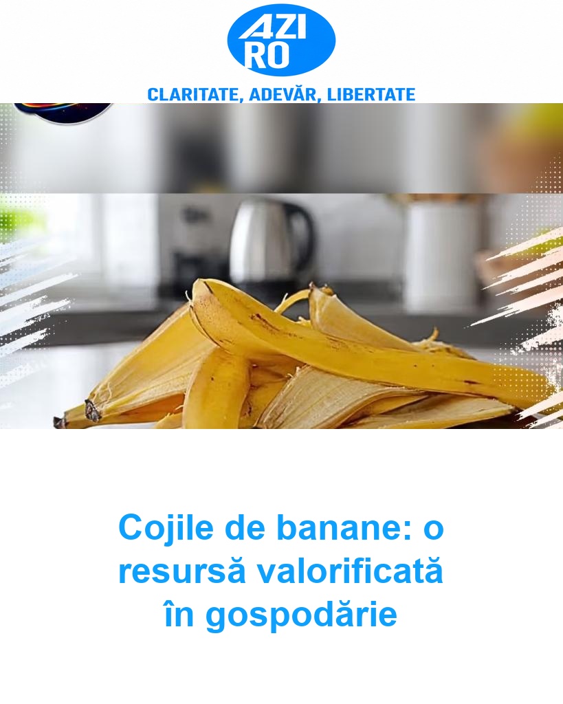 Cojile de banane: o resursă valorificată în gospodărie