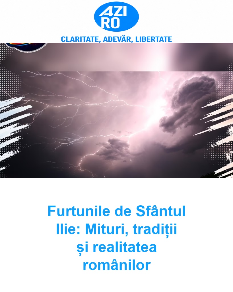 Furtunile de Sfântul Ilie: Mituri, tradiții și realitatea românilor