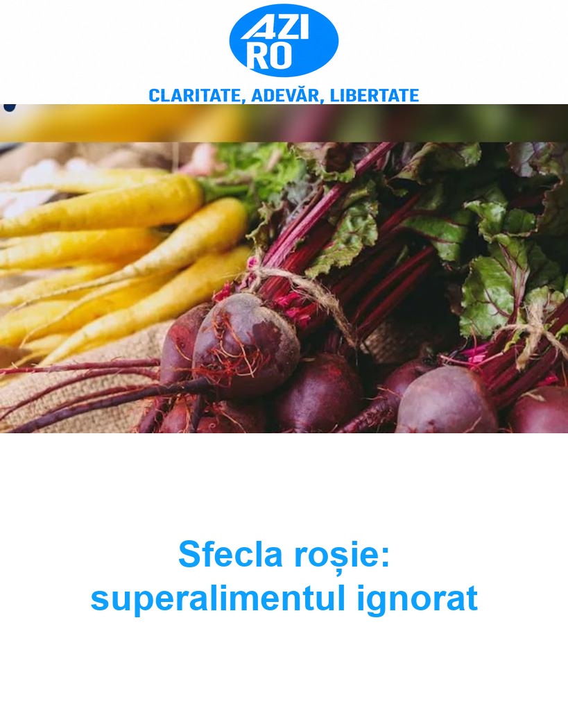 Sfecla roșie: superalimentul ignorat