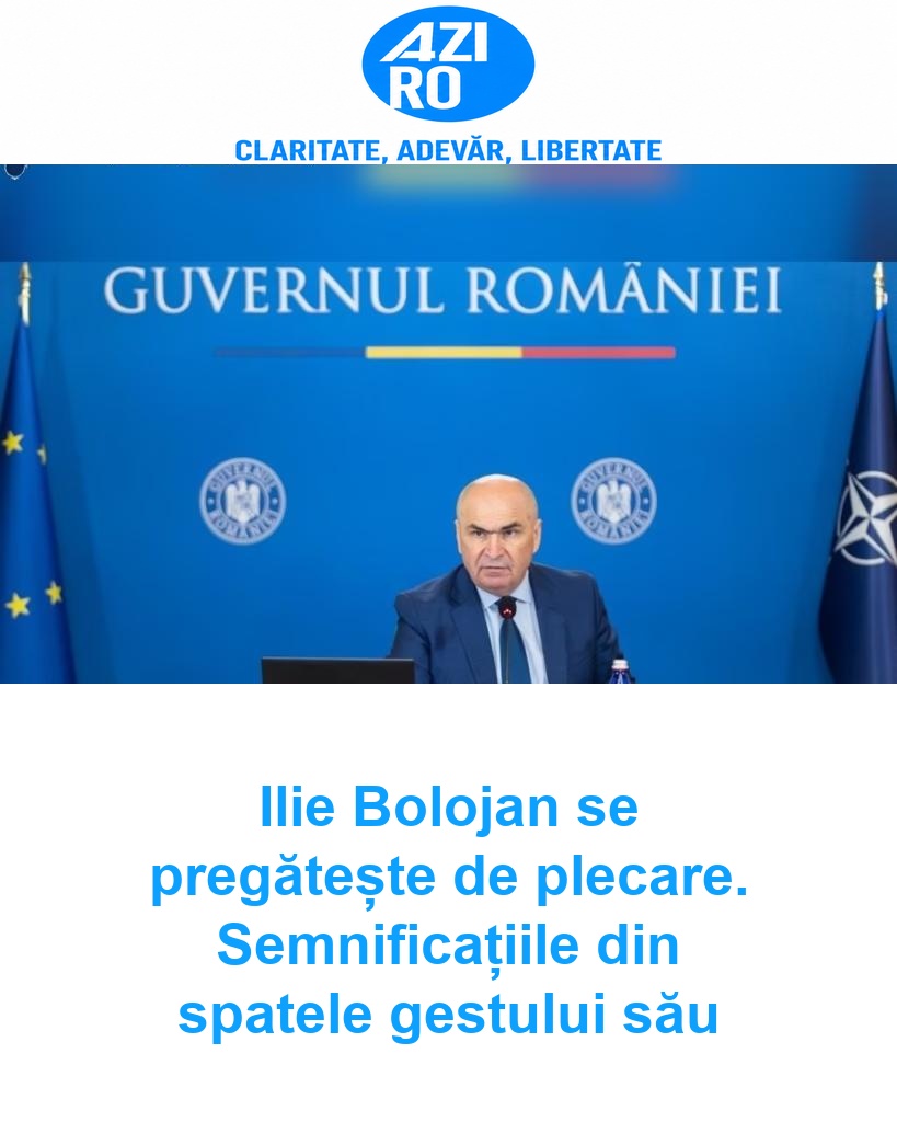 Ilie Bolojan se pregătește de plecare. Semnificațiile din spatele gestului său