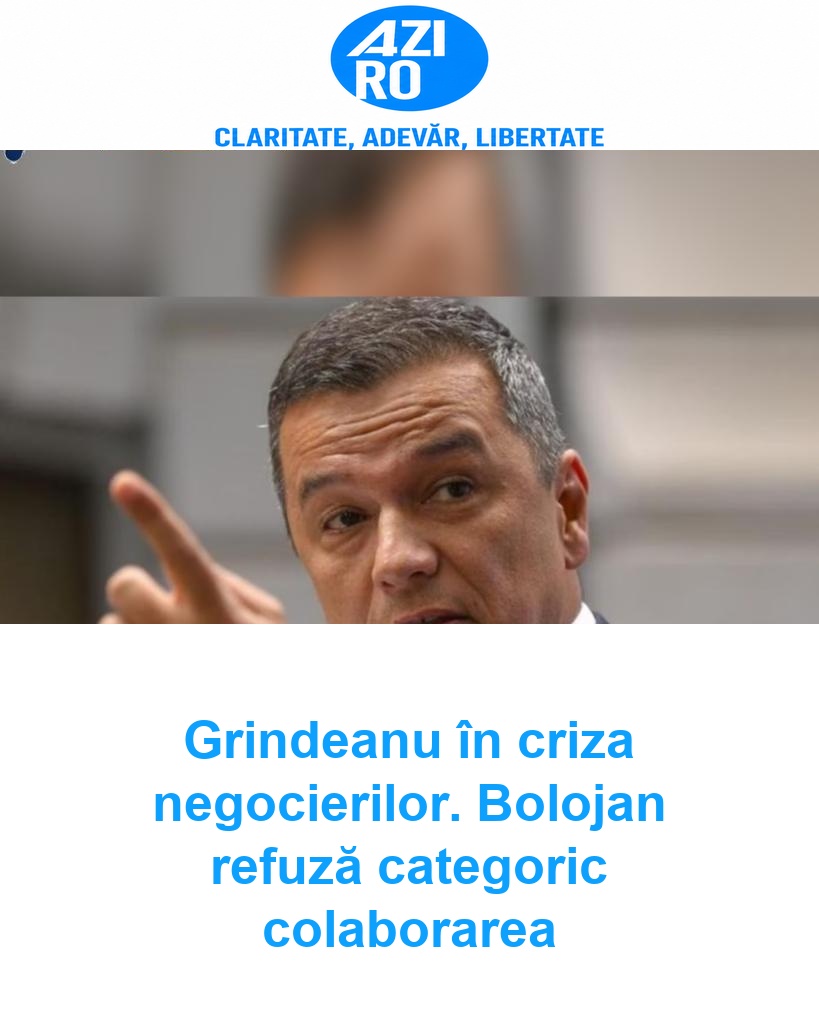 Grindeanu în criza negocierilor. Bolojan refuză categoric colaborarea