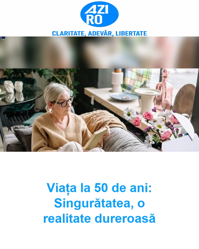 Viața la 50 de ani: Singurătatea, o realitate dureroasă