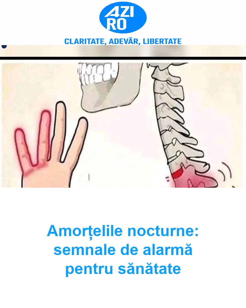 Amorțelile nocturne: semnale de alarmă pentru sănătate