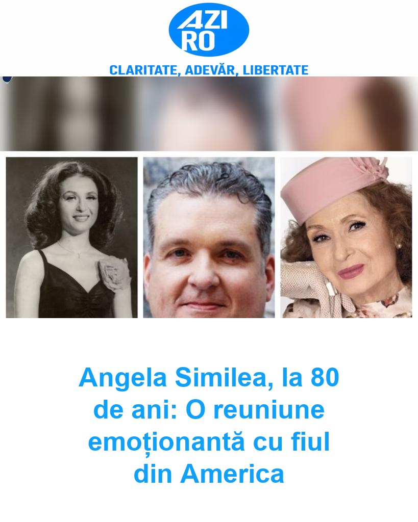Angela Similea, la 80 de ani: O reuniune emoționantă cu fiul din America