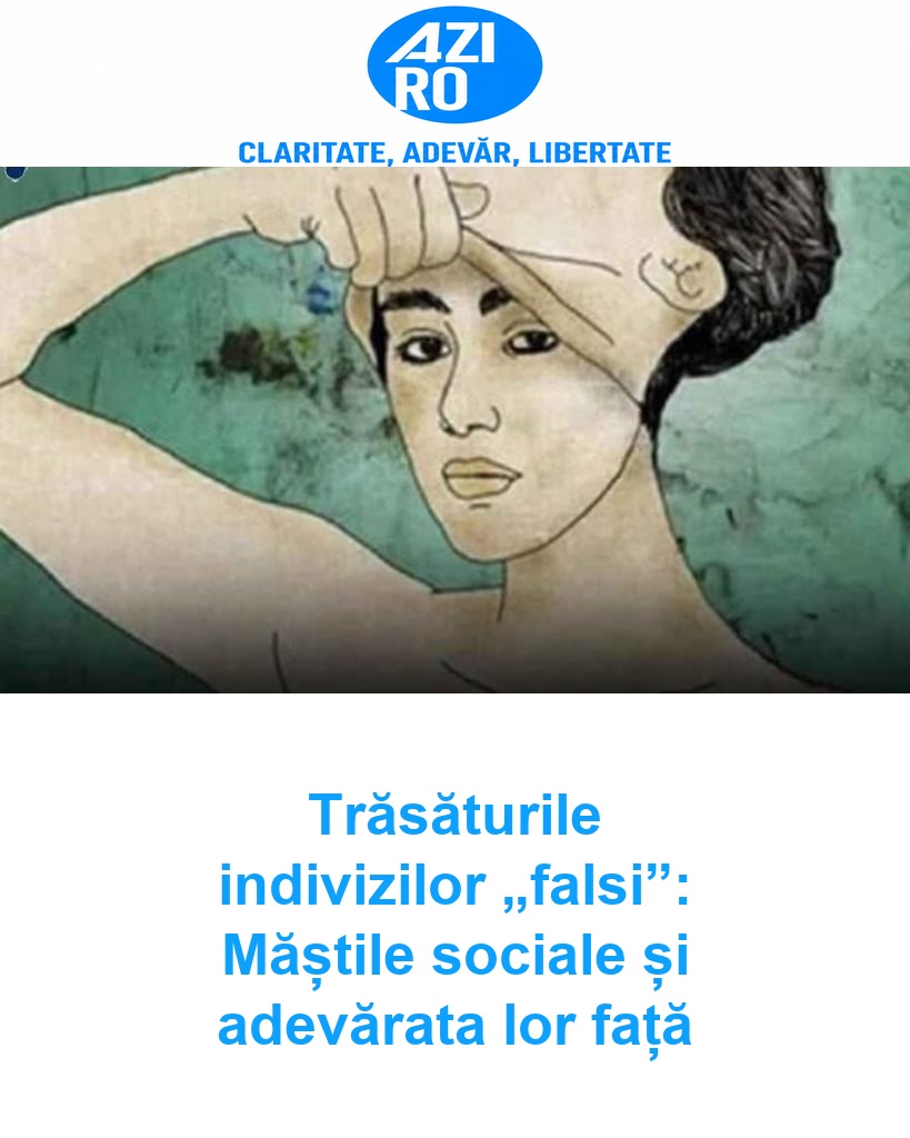 Trăsăturile indivizilor „falsi”: Măștile sociale și adevărata lor față